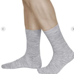 VitSocks Men's Merino Wool Dress Socks 3 Pair Light Gray US 11-13 NIP